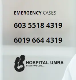 nombor telefon hospital Umra